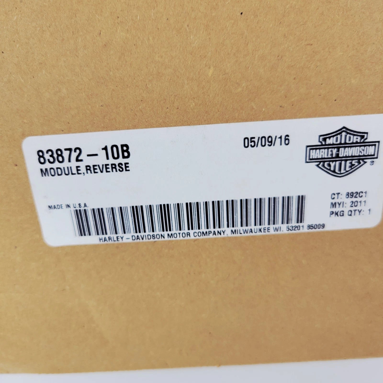 Reverse Module for Harley-Davidson Triglide FLHTCUTG (2011) 83872-10B