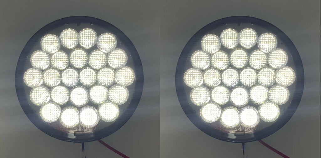 4 Inch LED Backup Reverse Lights Pair with Smoked Lens for Nissan (2007–2019)