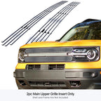Stainless Chrome Billet Grille Insert for Ford Bronco Sport (2021-2026)