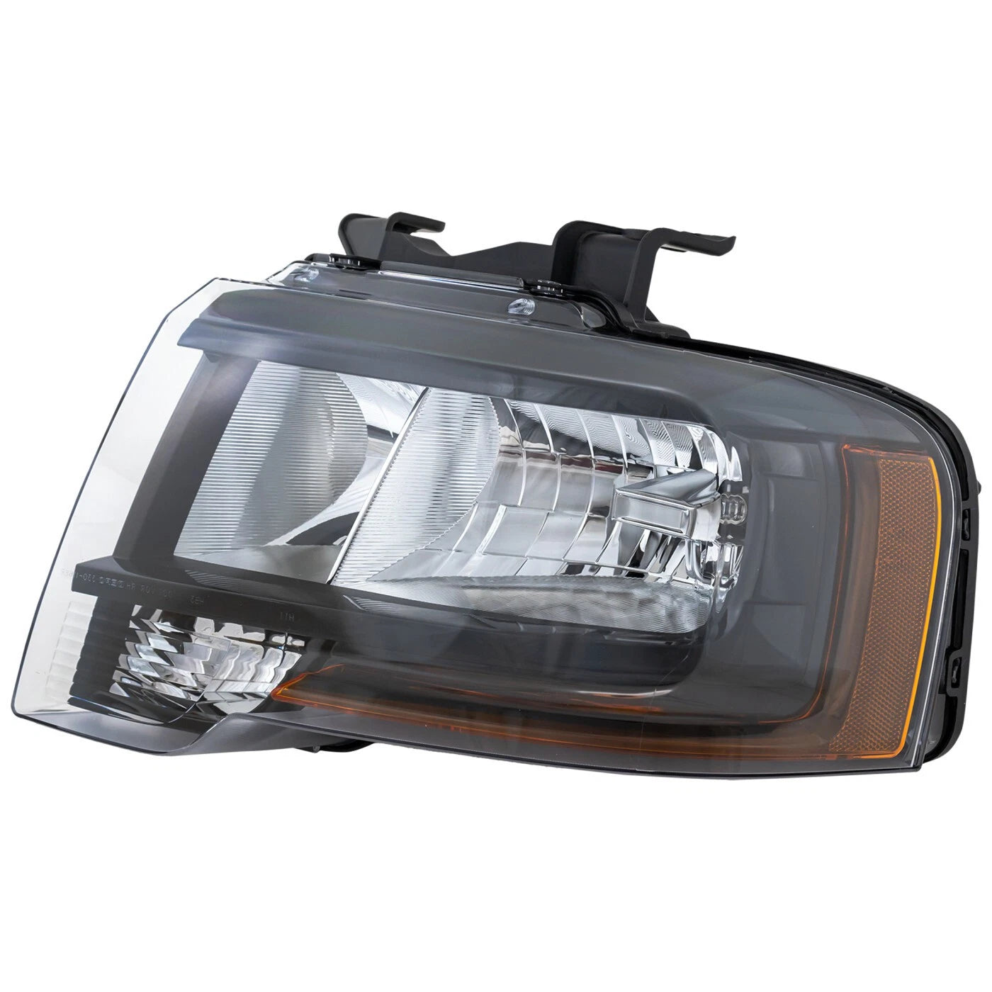 Halogen Reflector Headlight for Ford Expedition (2015–2017) with Bulb, Black