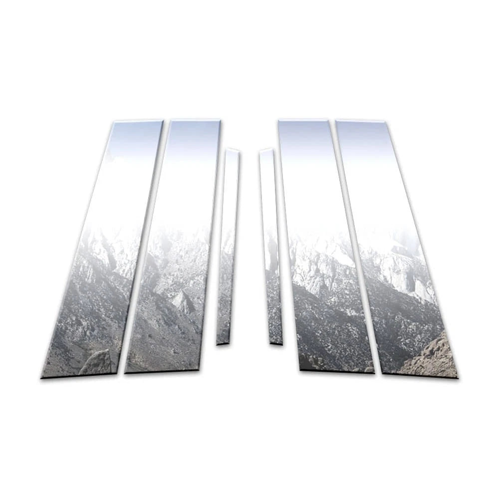 Diamond Grade 6pc Stainless Steel Pillar Post Covers for 2015-2019 Mercedes GLA