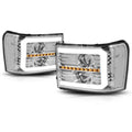 LED DRL Sequential Signal Projector Headlight for Sierra (2007–2014)