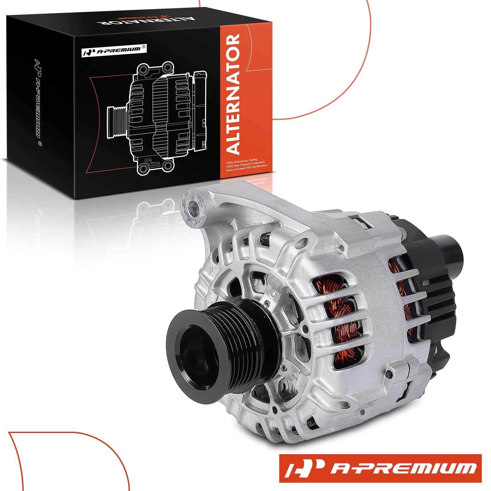 Alternator for BMW M3 E46 (2002–2006) 3.2L 120A 6-Groove Pulley