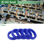 Set of 5 Oil Seal Rotary Shaft Seal 38x50x10mm High Pressure TPU