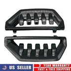 2X Front Poly Acrylic Bumper Grille Cover Air Duct for GMC Sierra 1500 (2022–2025)