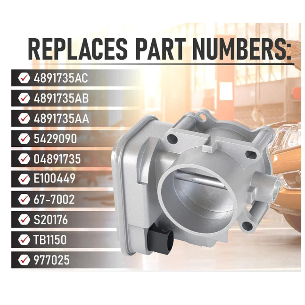 Electronic Throttle Body for Dodge Caliber, Journey, Avenger, Jeep 2.0 2.4L (2007–2012) 977-025
