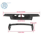 Rear Step Bumper for Toyota Tundra (2014–2021) Black Metal
