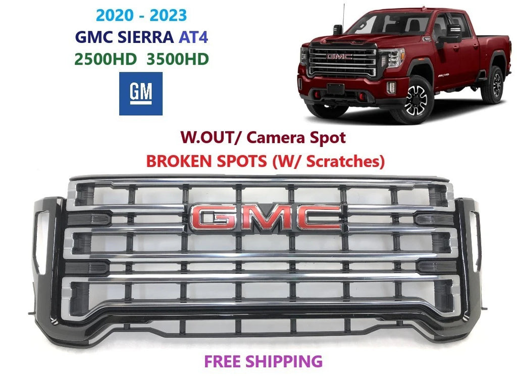 Front Upper Grille for GMC Sierra AT4 2500HD 3500HD (2020–2023) #2