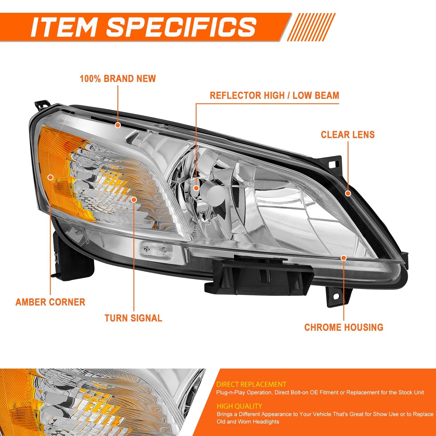 Heated Turn Signal Side Door Mirror for Elantra (2017–2018)
