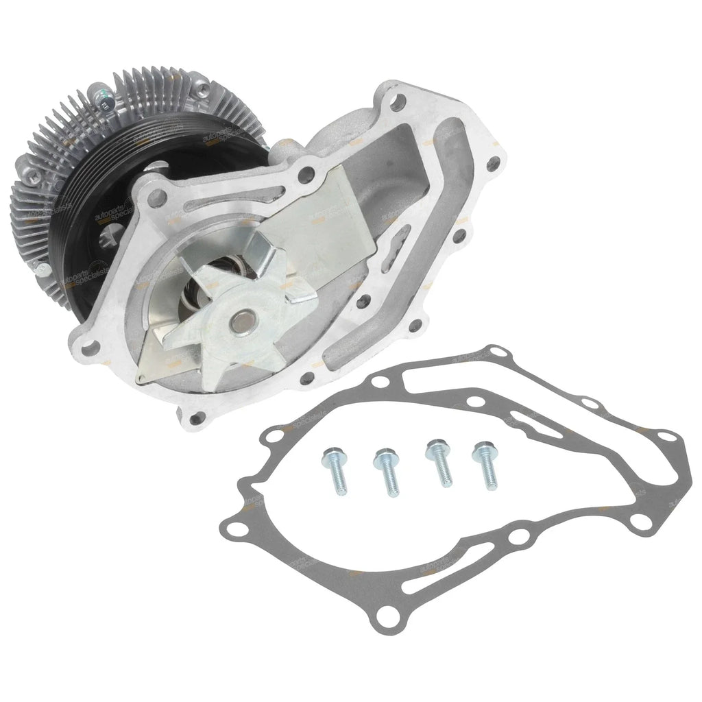 3x Water Pump, Fan Clutch, Coolant for Navara D22 (2001-2007)