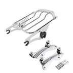 Luggage Rack & Docking Hardware Kit for Harley Road Glide (2014–2023) Chrome