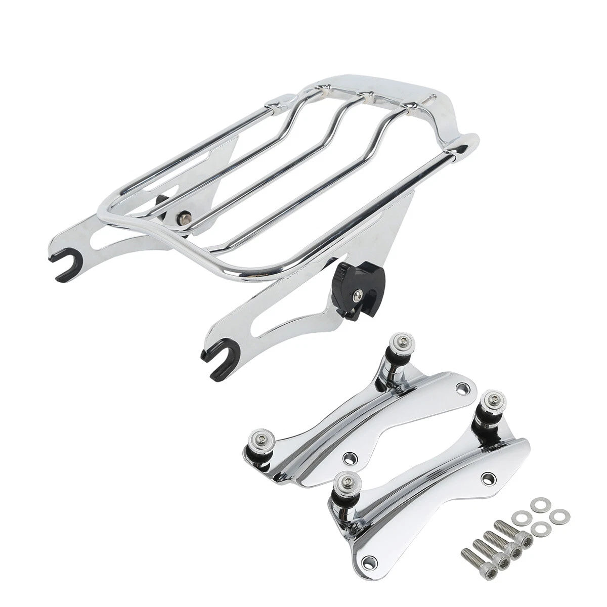 Luggage Rack & Docking Hardware Kit for Harley Road Glide (2014–2023) Chrome