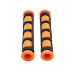 2X Rubber Brake Clutch Handle Bar Grips Lever Sleeve Cover - Orange