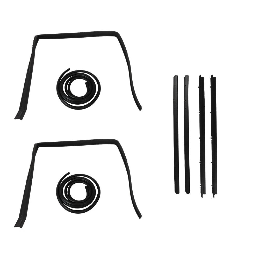 Rubber Door Weatherstrip Seal Kit for GMC S-15 Jimmy Chevy S10 Blazer (1983–1994)