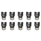 Set of 4 P Clips for Hose Pipe Clamp (Industrial Grade, Galvanized Iron)