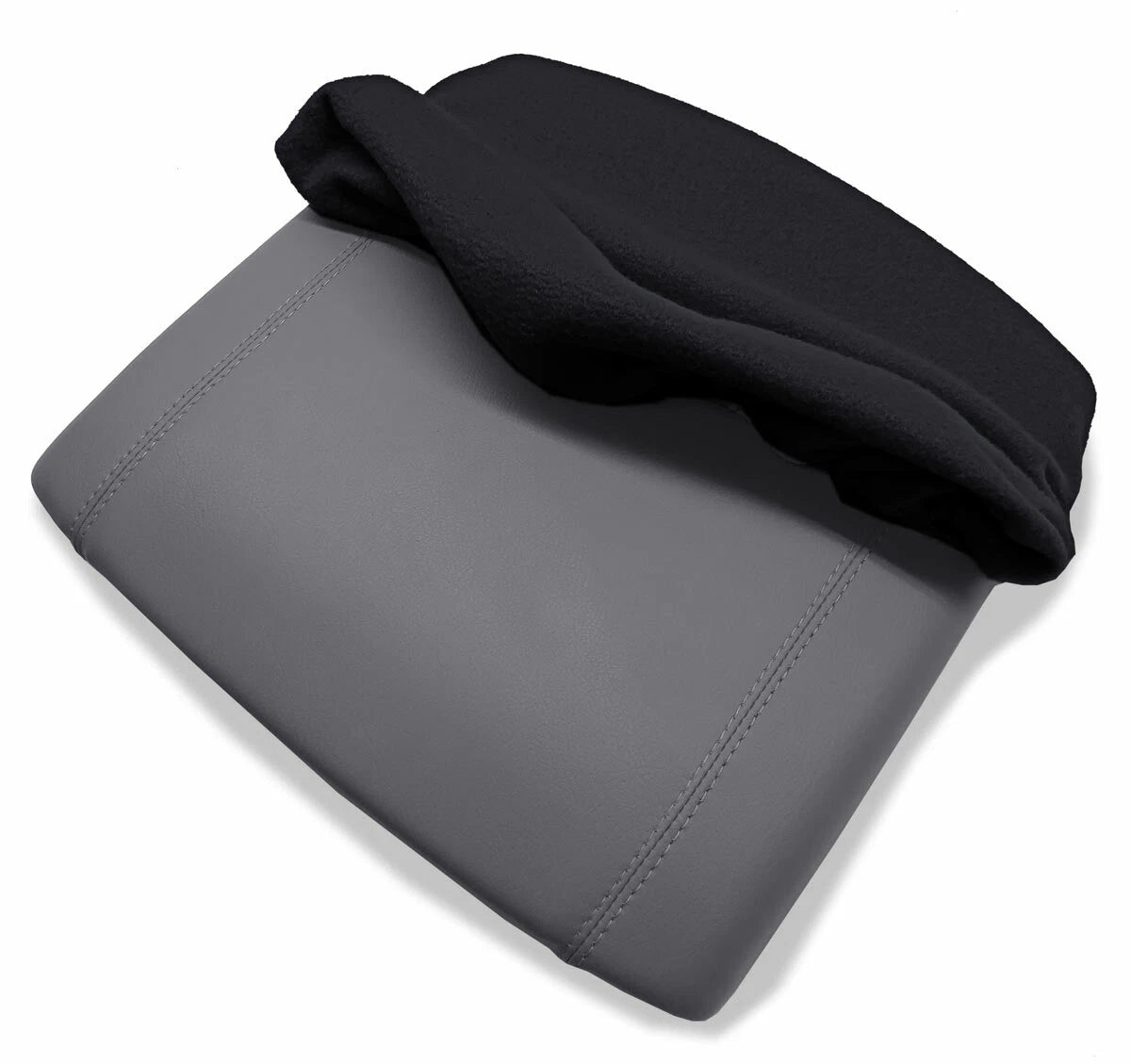 Center Console Lid Armrest Cover for Dodge Ram (2019–2020) Black Fleece