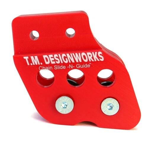 TM Designworks Rear Chain Guide for Yamaha Blaster (2003–2006) RCG-002-RD