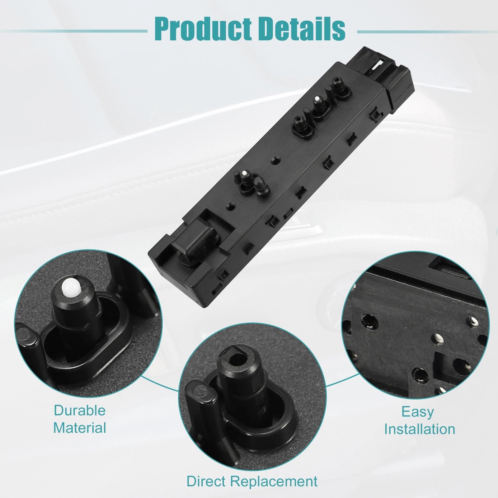 Power Seat Switch for Ford C-Max (2017–2018) No. 9L3Z14A701FA