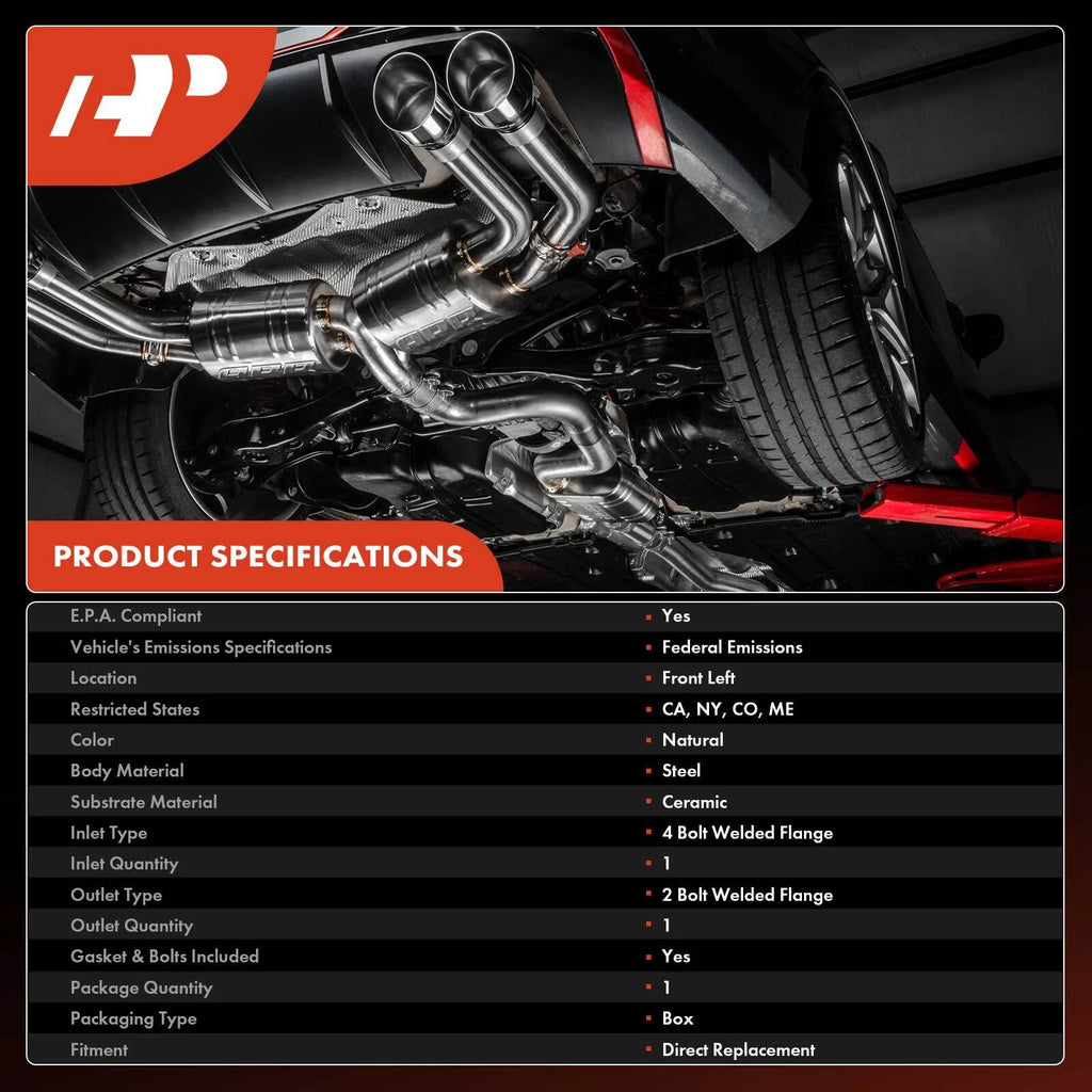 Front Left Catalytic Converter for Cadillac XT5 (2017-2023)