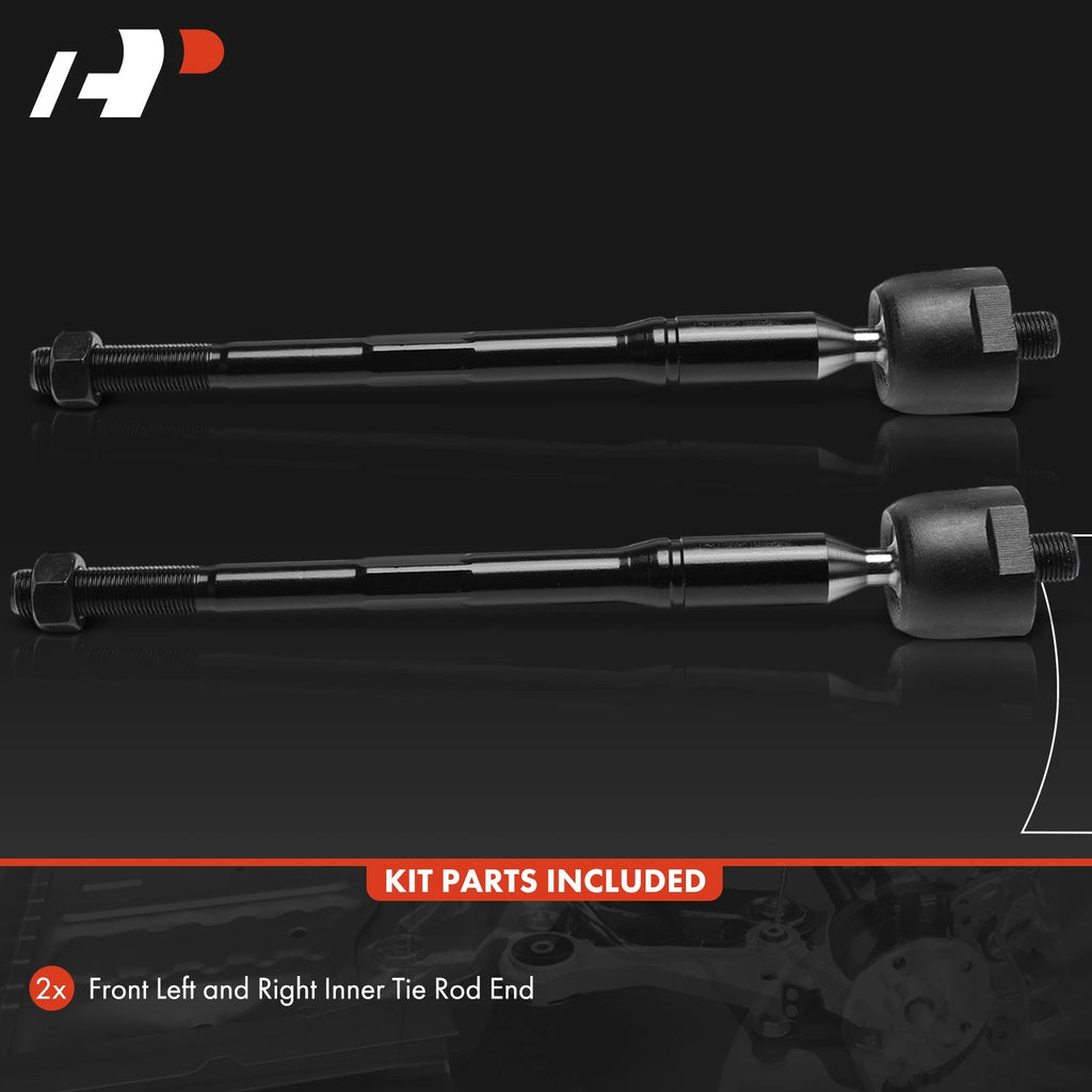 2X Front Inner Tie Rod Ends for Chevy Silverado 1500 GMC Sierra 1500 (2007–2018)
