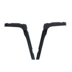 Window Visor Rain Shield Deflector for Ford Transit MK8 (2013-2023) Black