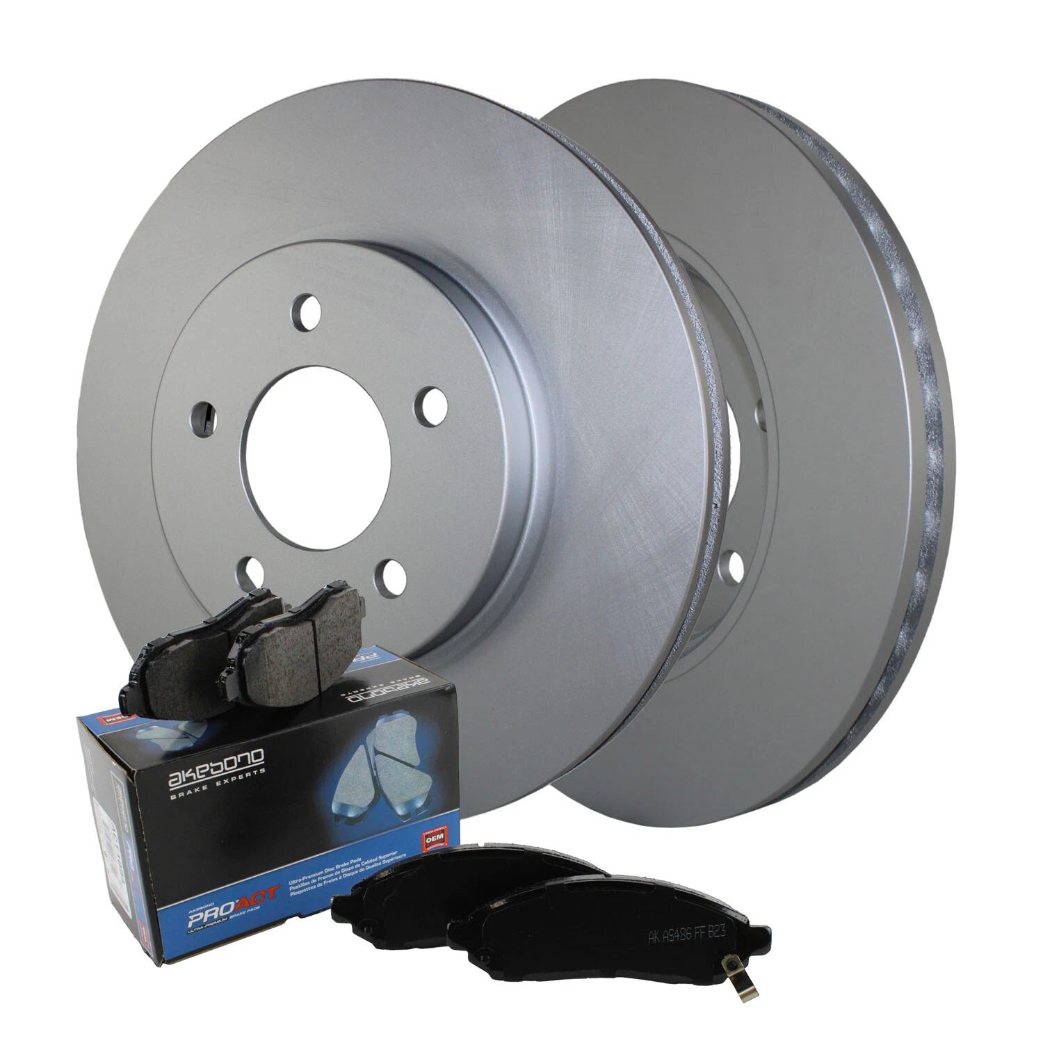 Front Brake Kit 303mm Rotors Akebono Ceramic Pad for Ford Escape Mercury Mariner (2001–2012)
