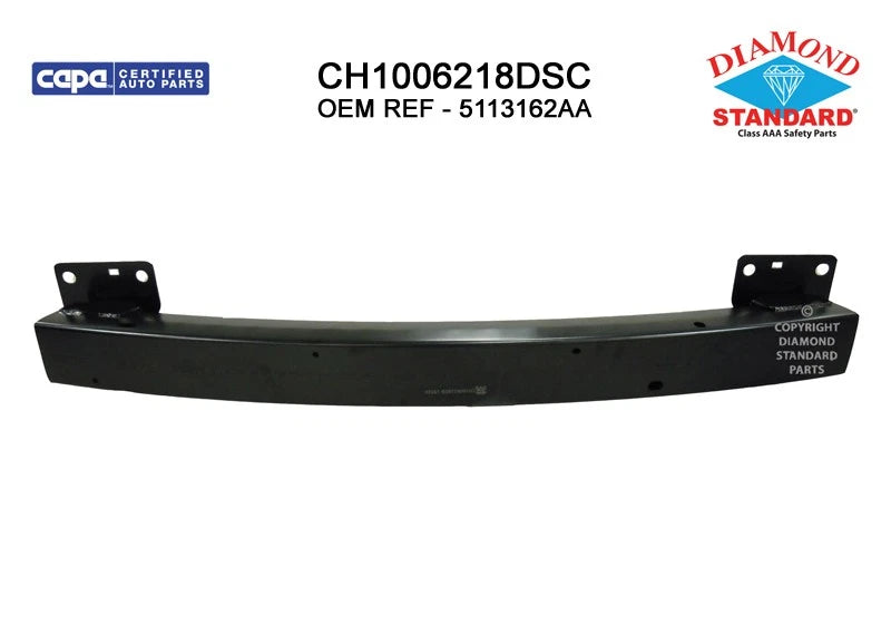 Replacement Steel Front Bumper Impact Bar for See compatibility Chart (2005–2015)
