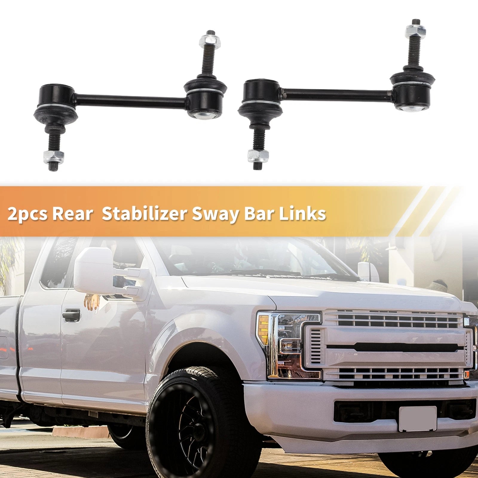 2X Rear Stabilizer Sway Bar Link for Lincoln MKT (2010) & Ford Flex (2009)