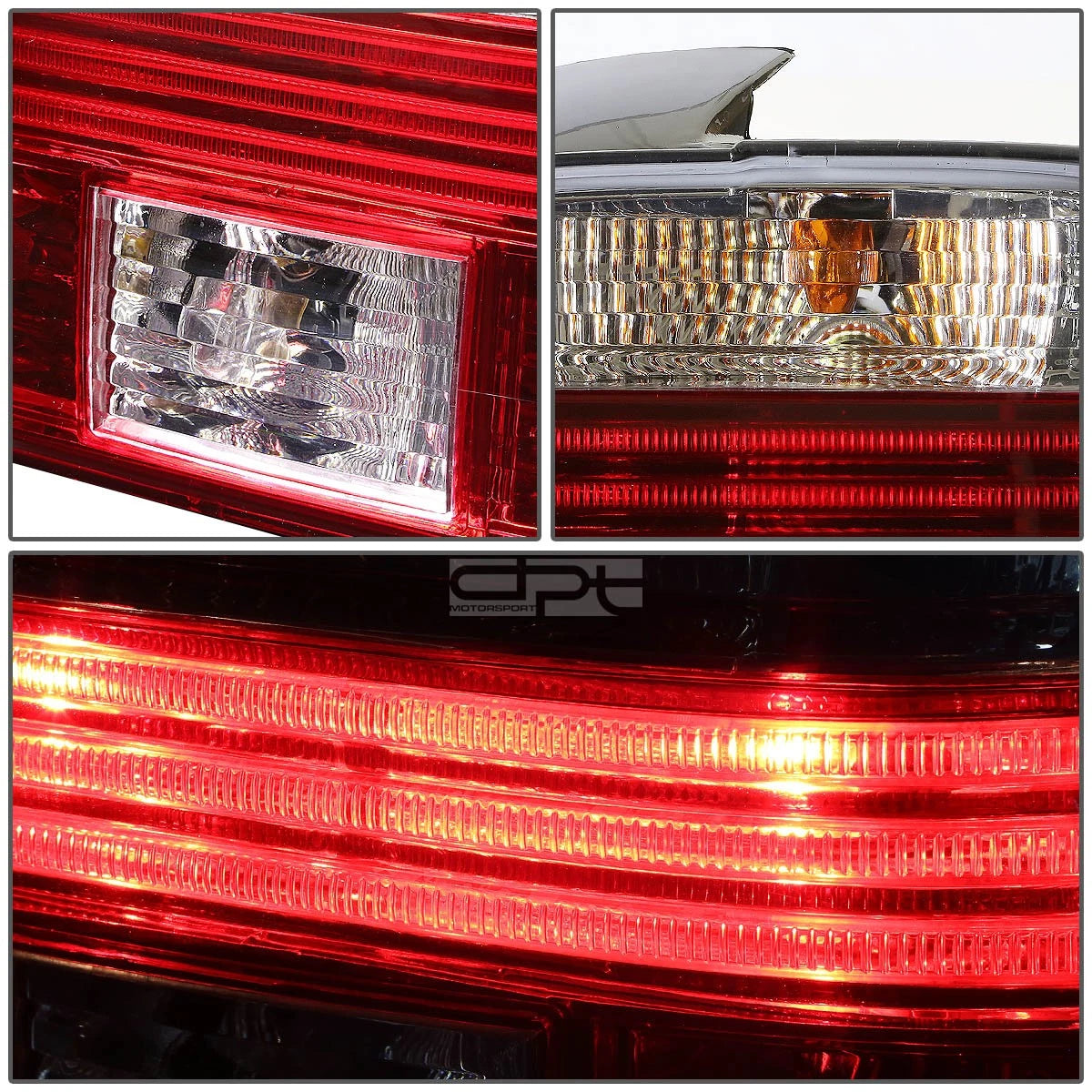 Tail Brake Light Reverse Lamp Set of 2 for BMW E39 528i 540i M5 (1997–2000)