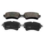 DuraGo Rear Rotors & TRW Pro Low-Met Disc Brake Pads Kit for Audi A4 A5 (2013–2020)