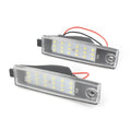 2Pcs White LED Rear License Plate Light for Toyota Hiace H200, RAV4, Vanguard