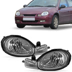 Pair Chrome Headlights for Dodge Chrysler Neon (2000–2002)