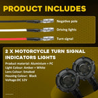 LED Turn Signal Lights for Suzuki Intruder Volusia VS VL 700 750 800 1400 1500