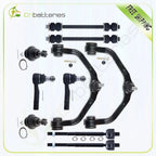 10-Piece Front Control Arms Tie Rod Ends Sway Bars for Mazda B4000 (1998–2003)