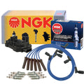 NGK DIS Ignition Coil Wires & 6 Iridium IX Spark Plugs Kit for Buick Chevy Saturn