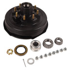 8 on 6.5 Trailer Hub Drum with 12" Electric Brakes Left for 7000lb
