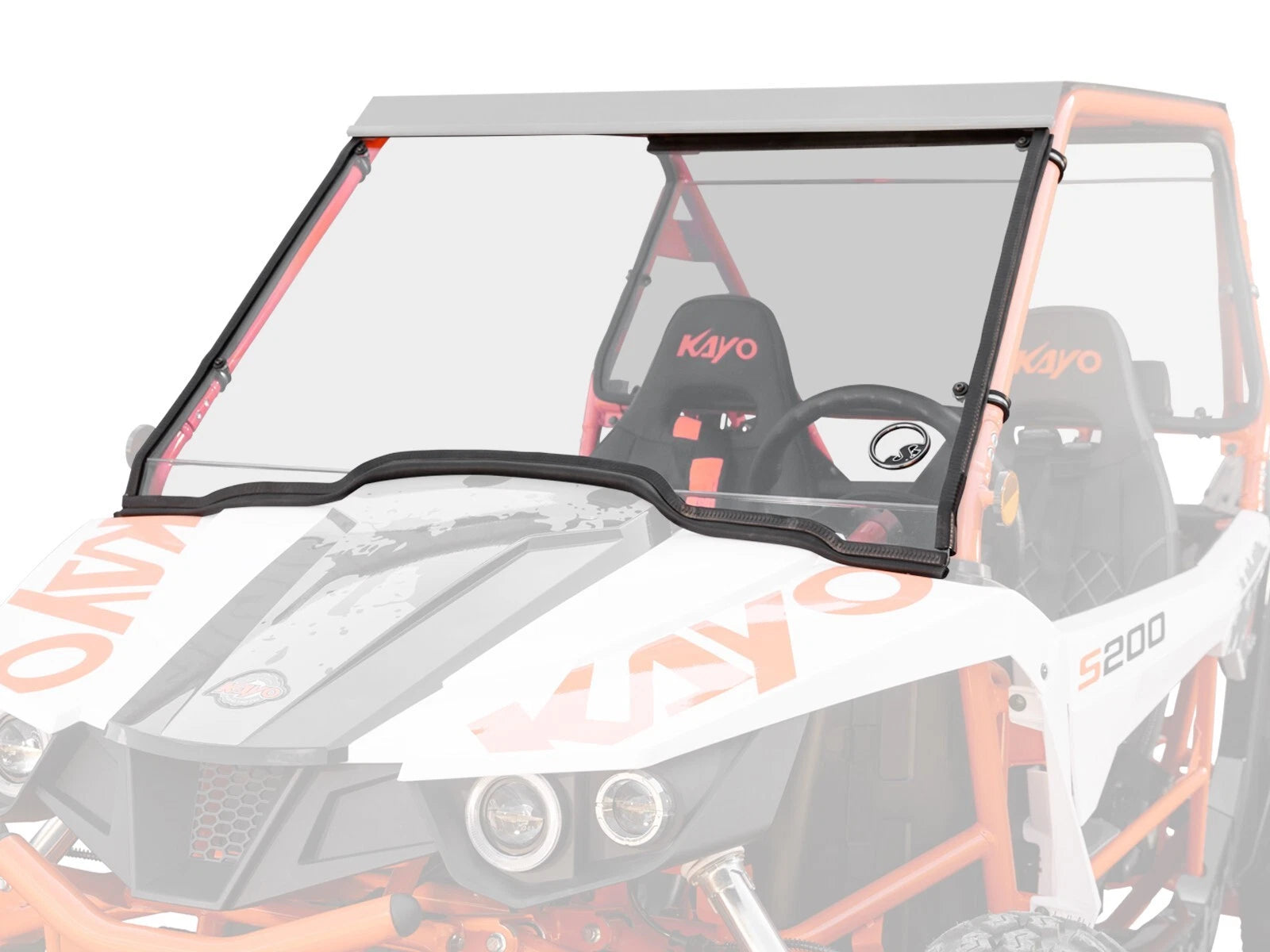 Scratch-Resistant Full Windshield for Kayo S200 (2023–2023+)