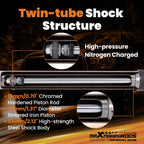2X Rear Lift Shocks for Toyota Tundra (2000–2006) 2WD 4WD 0-1.5"
