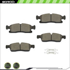 Front Ceramic Brake Pads Kit for Mercedes-Benz GLE350 (2016–2018)