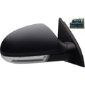 Replacement Ready to Paint Passenger Power Mirror w/Heated Glass and Turn Signal