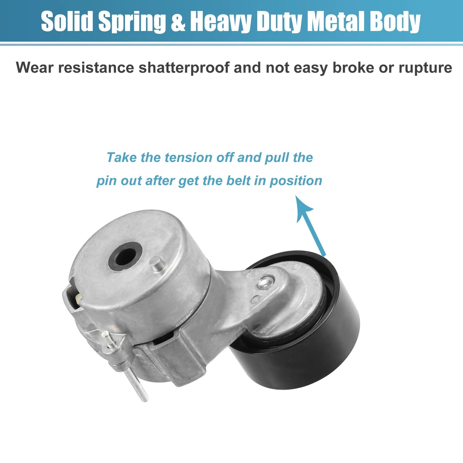 Belt Tensioner Pulley Assembly No. 252812G662/252812G663 for Kia Optima Hybrid (2011–2015)