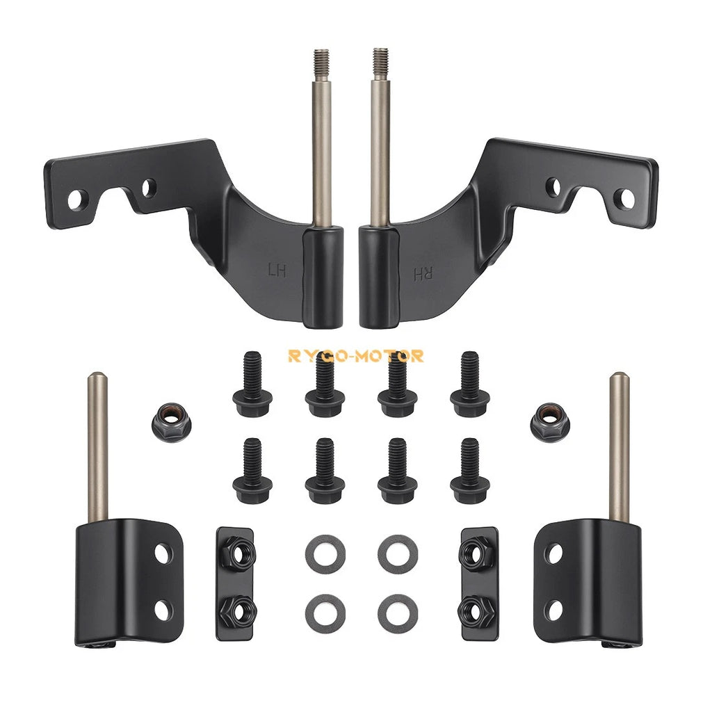 Half Door Hinge Hardware Kit for Polaris Ranger XP 1000/Crew XP 1000 (2018–2023)
