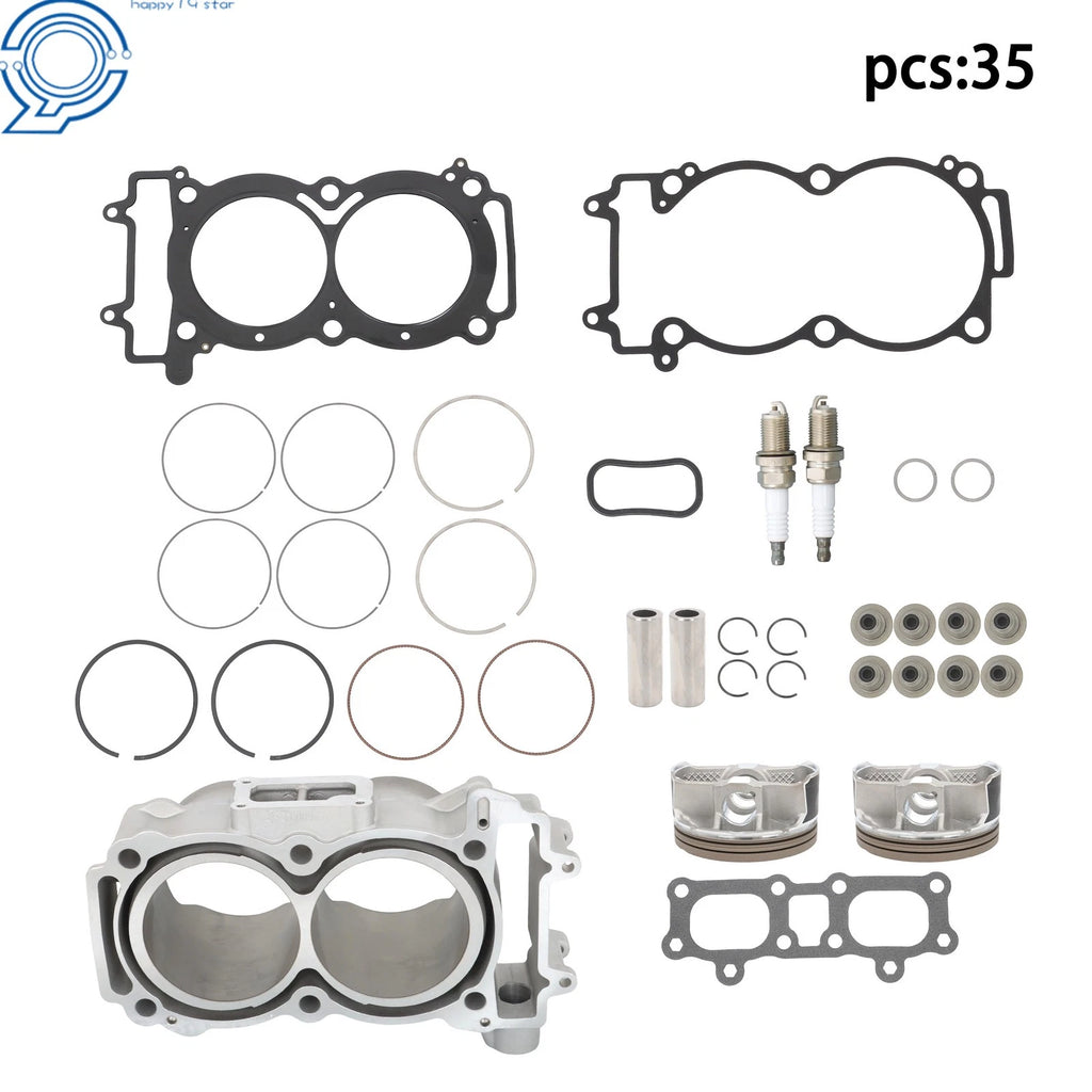 Engine Cylinder Piston Gasket Kit for Polaris RZR General 1000 XP4 (2014-2018)
