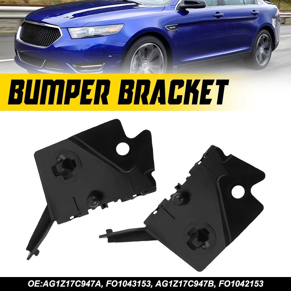2X Front Bumper Fender Brackets for Ford Taurus Police (2010–2019) FO1043153 V
