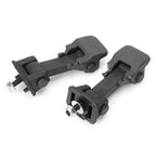 Hood Latch Lock Catch Mount Kit for Jeep Wrangler JK (2007-2017)  Black