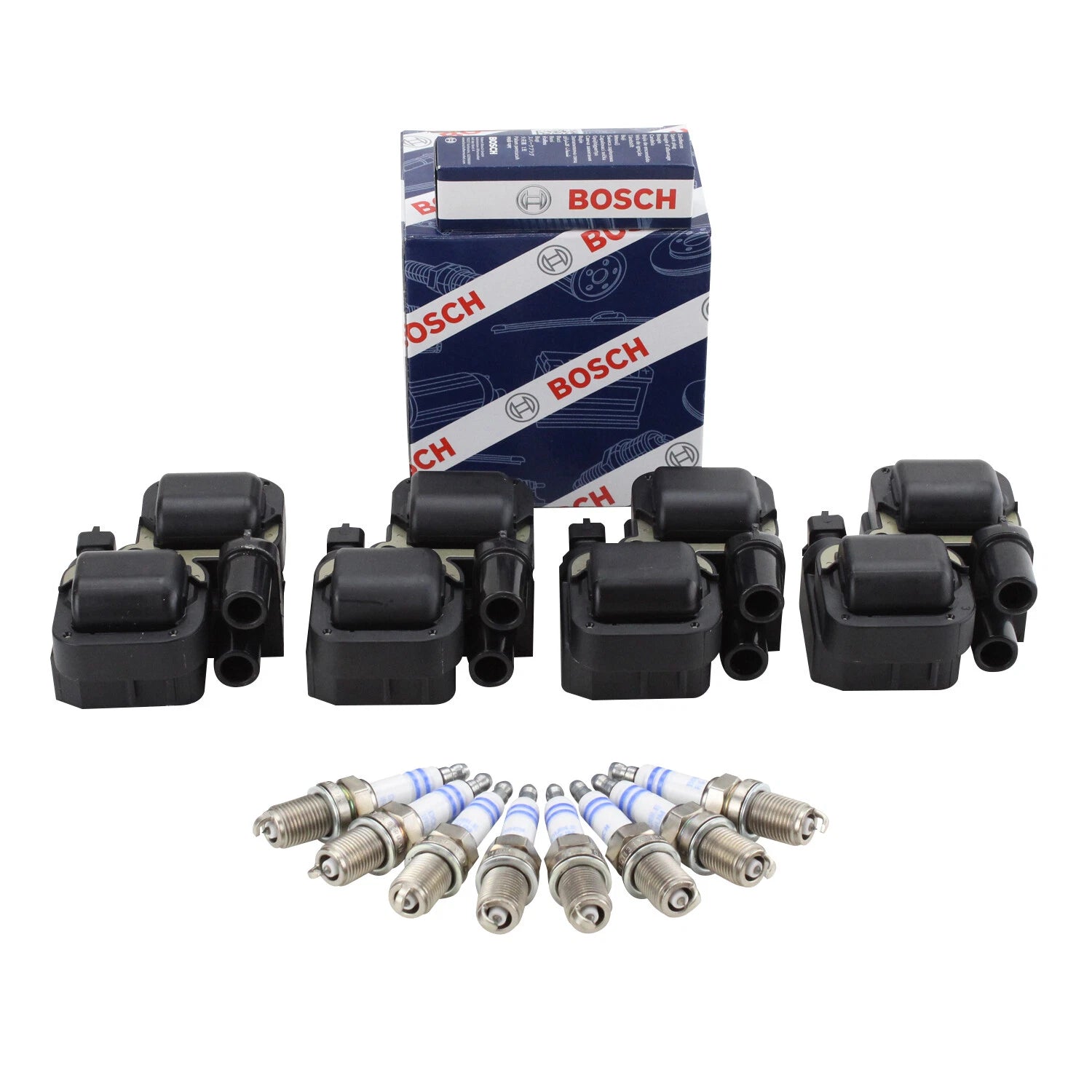 Ignition Coil Kit for Bosch (Double Iridium, Gap 0.043)