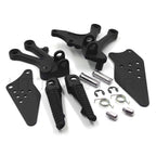 Front Rider Foot Rest Peg Bracket for Kawasaki Ninja ZX10R (2004–2005) Matte Black