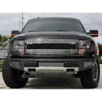 Stainless Steel Upper Front Grille Overlay for 2010-2014 Ford F-150 Raptor
