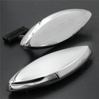Mirror Block Off Bases for Kawasaki Ninja ZX-14/Zx-14R (2006–2009) Chrome