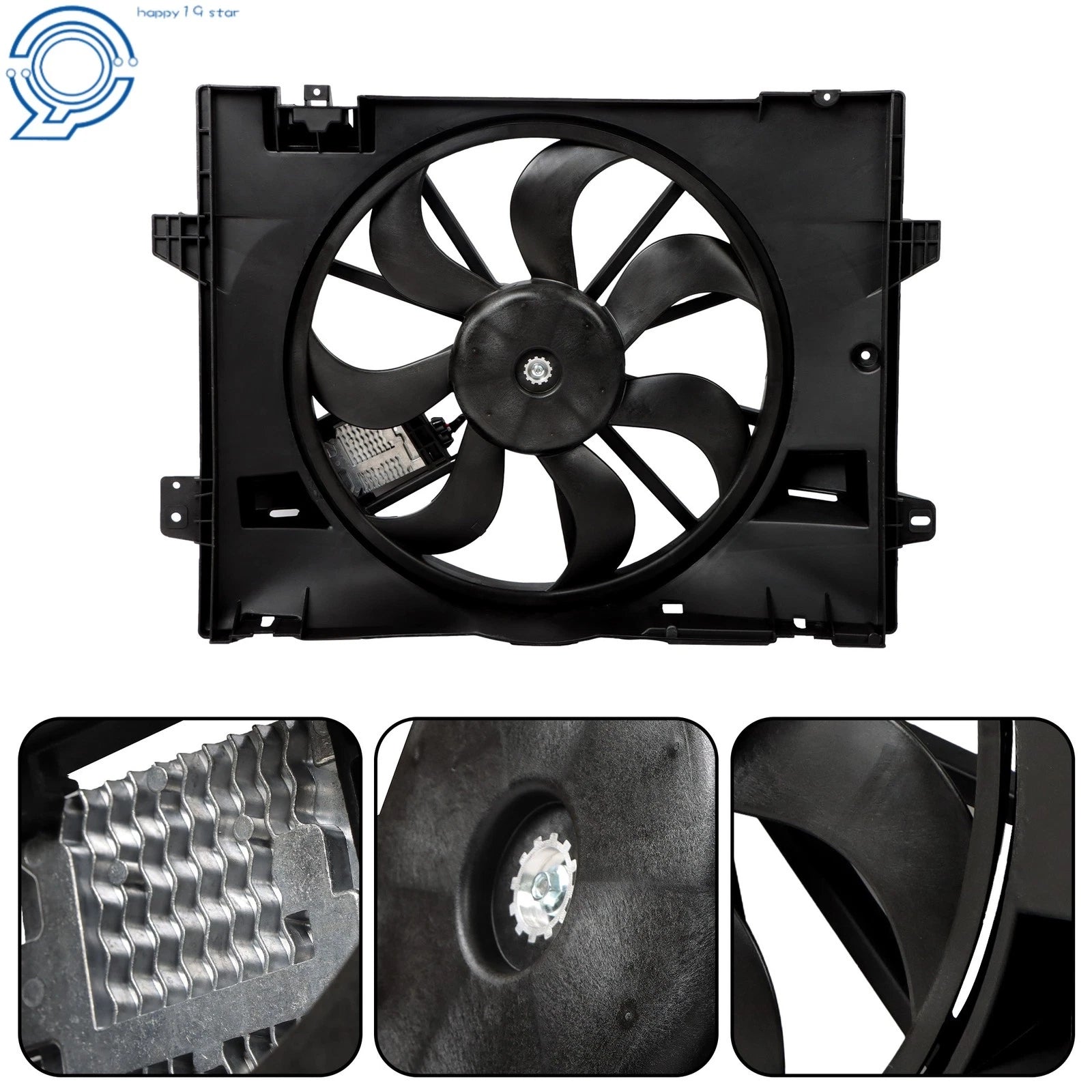 Radiator Cooling Fan Assembly for Ford Crown Victoria, Lincoln Town Car (1998–2011)